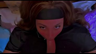 Real couple mouth fucking and facial Cum