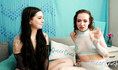 QueerCrush interview with Hazel Paige and Lily Thot