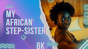 My African Stepsister With Amelia Star