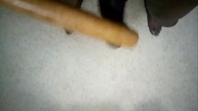 Beating my dick with a bat