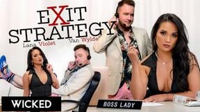 Boss Lana Violet Caught Mid-Fuck by Employee