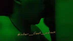 Passionate Teen Blowjob in Dim Lit Club – Antifaz Zona Rosa 18+