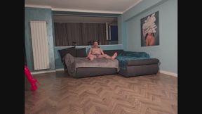 Goddess Luna and Faith - JOI in red boots and cumshot