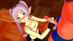 Frieren Takes Rough Pleasure in Sports Gear – Steamy Hentai Encounter