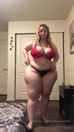 Super Pawg Hot BBW solo video