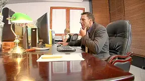 She gets her perfect tight asshole rammed by her colleague