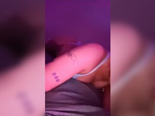 Swedish teen playing with herself in daybed