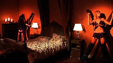 Two Lesbian Sex Fiends Do Their Masters Biddings