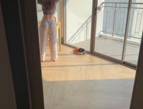 Stepsis Catches Me Stroking Destroy Her Big Ass Gush Fest