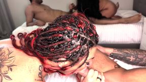 Erotic Massage Lead to a Foursome Sex Party Ended with Double Creampie