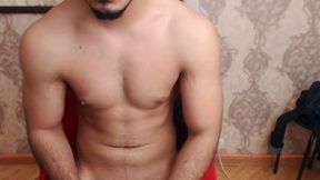 Bronsson Strokes His Cock