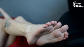 Mystery's foot puppet