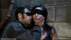 ”Blindfolded & spanked in back alley”