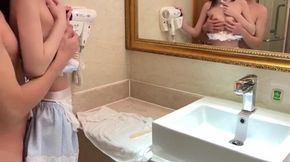 Intimate Moments in the Bathroom with a Stunning Asian Beauty and Her Alluring Curves