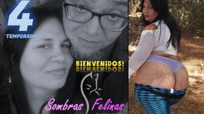 Cuckold Threesome with two Dark-haired BBCs - Erotic Stories of Feline Shadows (Spanish Audio)