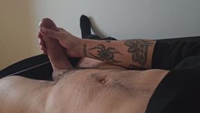 Real Intense Masturbation to Edge & Cum - Loud Moans & Thick Load