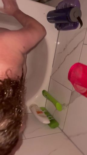 Redhead hot wife blowjob in the shower but   Clip 1
