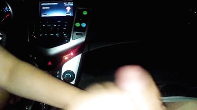 After party sex in backseat got me a sloppy car blowjob
