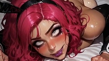 Camgirl trans Curvy showed off her delicious big ass in front of the live camera! Anime Hentai Porno Gay