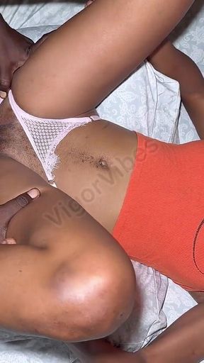 Hot Ebony Babe Gets Fucked by a Huge Black Cock