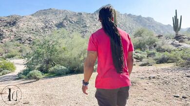 Ebony Couple Lyricsway gets some fresh air Hiking