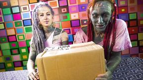 Unboxing hot new sex toys with my girl