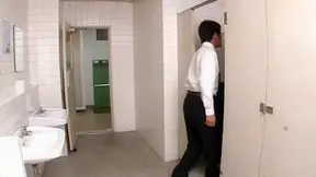 Boss Catches Employees Having Sex in Office Bathroom – Japan POV