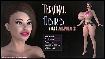 Terminal Desires [ Monster Hentai game PornPlay ] Ep.31 monster horsecock bukkake !