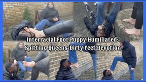 Interracial Foot Puppy Humiliated: (720p Version) Spitting Queens' Dirty Feet Devotion. Ft Queen Diana & EliteFeetStreet