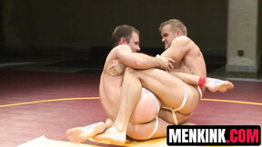 Connor Patricks battles Cameron Kincade In naked wrestling fuck match