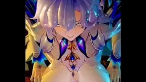 Futanari Temptress Delivers Wild Animated blowjob Leading to Epic Hentai gangbang