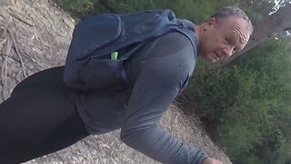 A walk in black lycra