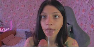 Sloppy Blowjob with Ahegao and Saliva Is What You Need Right Now!