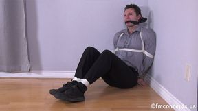 Business Clad Brad Is Twisted In Rope In The Corner Of A Room! 1080p Version