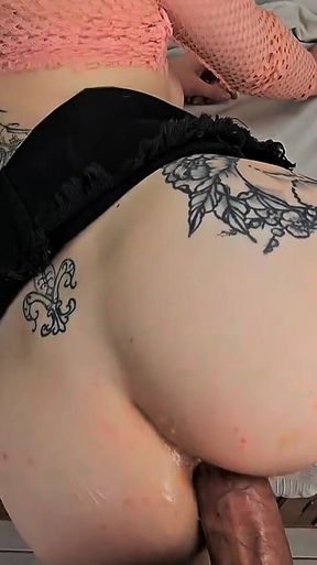 I Find My Step Sister in the Kitchen and She Lets Me Fuck Her Big Ass for an Anal Creampie