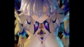 Seductive Futanari Babe Gives Animated Blowjob Before Rule 34 Orgy