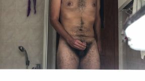 Hairy Man Masturbate &amp; Showing Hairy Body