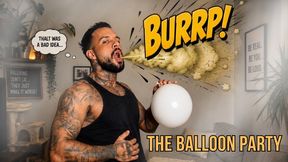 The balloon party (custom clip) Burping - Lalo Cortez