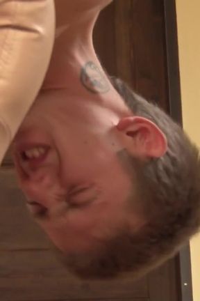 Exclusive video Bareback: Horny hot gay takes it in the ass from a handsome tanned hunk