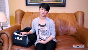 Skinny Brunette Hottie Jae Scott Rides A Cock In Different Deep Positions!