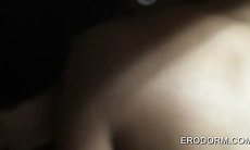 Excited coeds end up fucking in group sex at dorm room party