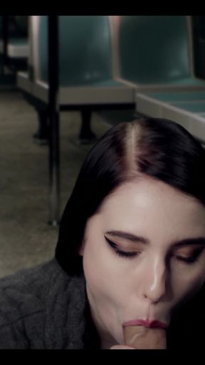 Beautiful Stranger Sucked Me in Train - Mollyredwolf