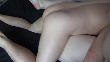 His first ever "1 girl sucking his balls and the other sucking his cock" experience. He exploded within minutes