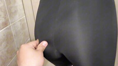 Busty Stepmother shared her secret with her stepson, and he fucked her in the toilet