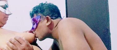 Sexy Priya Bhabhi Gave Blowjob in Green Sari.