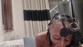 Marathon Blowjob - Sucked and Edged My White Daddy so Good He Almost Forgot Recording