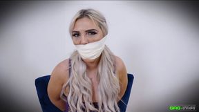 Roxee - Microfoam Tape Gagged FULL 3 Gag Video H264 MP4 HD