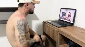 I discover my shy stepson watching porn