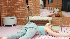 Thong hanging wedgie funny movie blonde milf