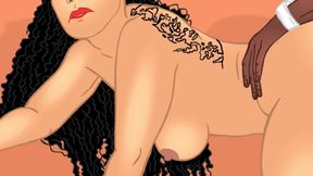 bang bus animated parody king nasir s bbc vs big booty puerto rican queen roguexxx